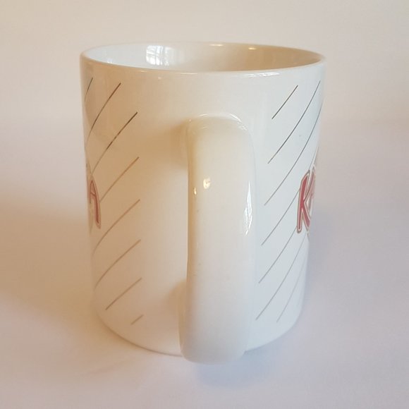 Set of 2 Vintage Kahlua Liqueur Mugs Teacups White Red Gold Kahlua Coffee Mugs - Picture 15 of 16